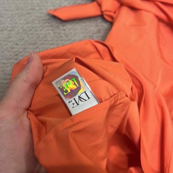 Diane von Furstenberg Della Dress in Peach 8 - Picture 8 of 10